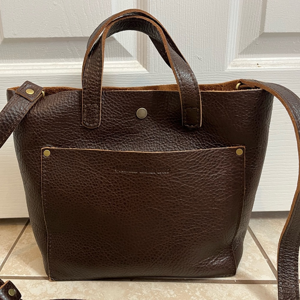 Portland Leather Goods Coldbrew Mini Crossbody Tote
